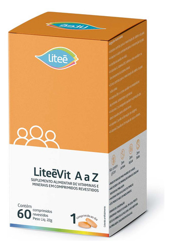 Liteevit A Z Multivitamínico - 60 Comprimidos