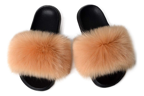 Longji Fur Slides Zapatillas Sandalias Par B07tvpdfnn_210324