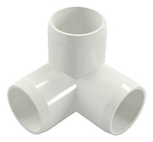 Conector De Pvc En Codo De 3 Vías De 1-1/2