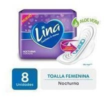 Pack X 24 Unid Toallas Femeninas  Noctalas 8 Un Lina Pro