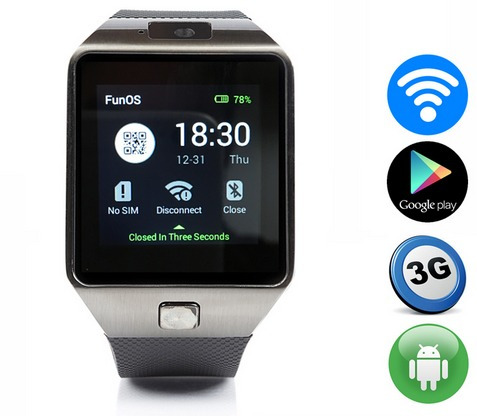 Smart Watch Con Wifi, Whatsapp Facebook Gps Play Store Qw09