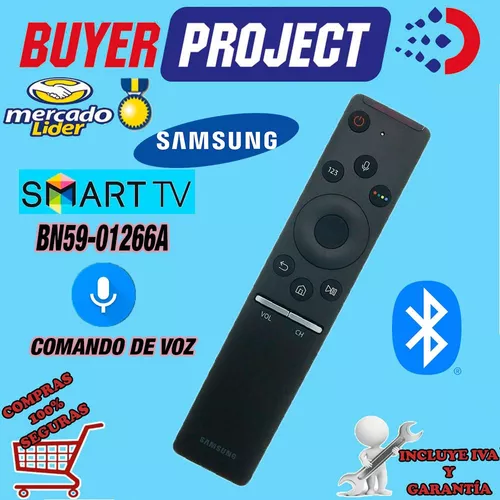 CONTROL REMOTO COMPATIBLE CON TV SAMSUNG COMANDO DE VOZ CONEXIÓN