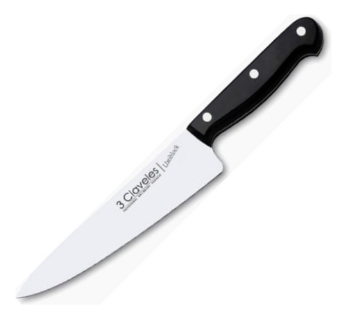 Cuchillo 3 Claveles Uniblock Cocinero 18cm Acero 1156