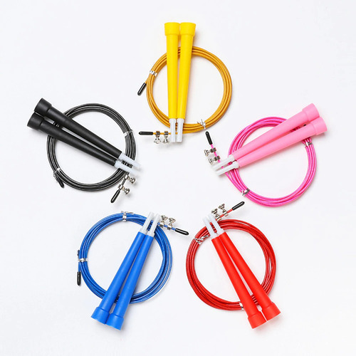 Cuerda Para Saltar Ajustable Gym Box Crossfit Profesional Color Azul