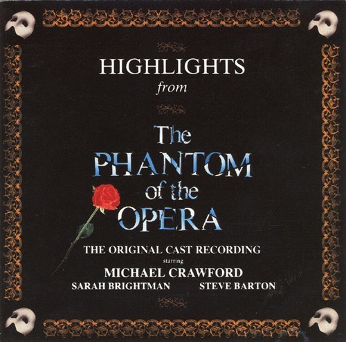Andrew Lloyd Webber Phantom Of The Opera Cd Importado 
