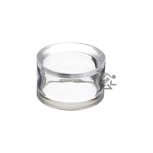 Onfireguy (12) Clear Round Medium+ 1-1/4  Beveled Ring Displ