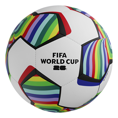 Bola de futebol Drb Fifa World 2026, tamanho: 5 cores, listras e cores