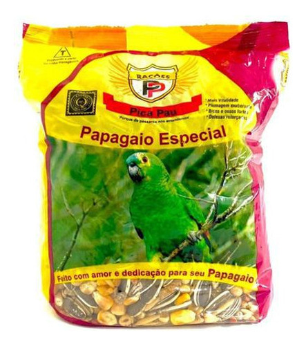 Ração Papagaio Especial Pica-pau 500g