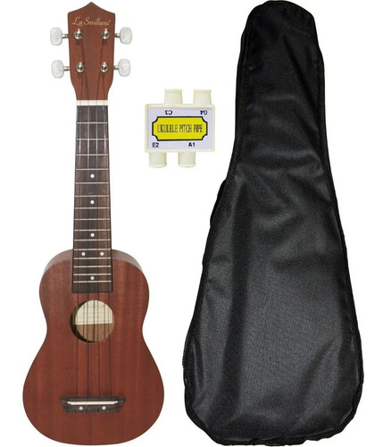 La Sevillana Svuke200 Ukulele Ukelele Soprano Funda Afinador