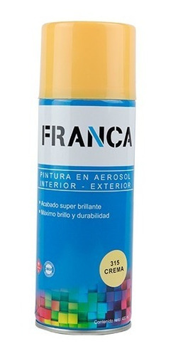 Pintura En Spray Aerosol Crema 400 Ml