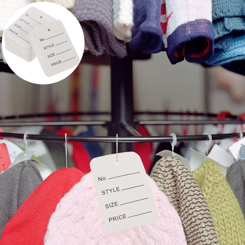 Etiquetas Para Ropa Talla Y Precio Etiqueta Mercería 1000 Pz