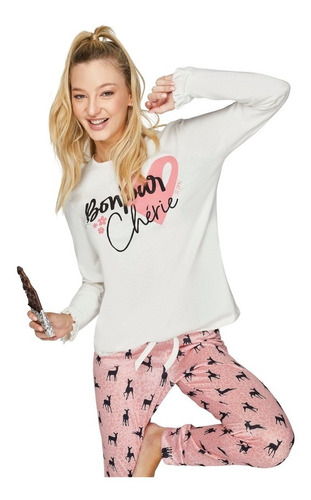 Pijama Mujer Invierno So Pink Bambi Art:11563