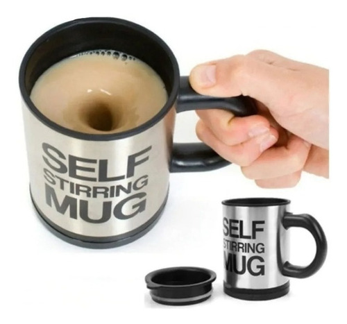 Caneca Com Mixer Pilha,automática Self Smug Capuccino