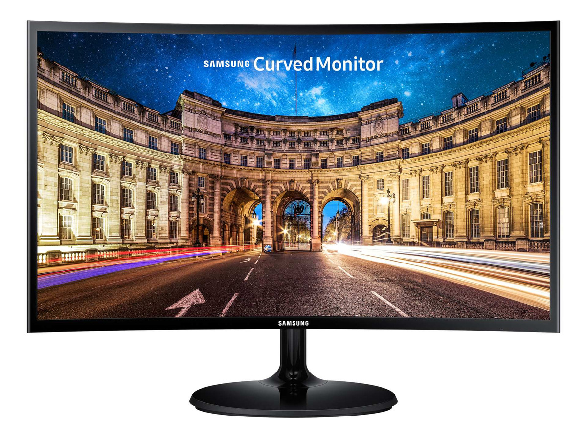 Monitor gamer curvo Samsung F390 Series C24F390FH led 24" black high glossy 100V/240V