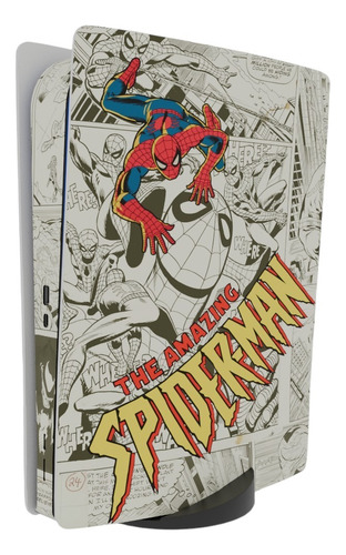 Skin Spiderman Para Playstation 5 Digital Ps5 + 2 Stickers Spiderman_comic