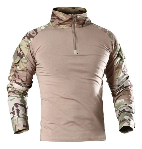 Camiseta Táctica De Camuflaje Militar Para Hombre Us Ru Sold