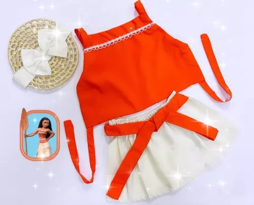 Fantasia Moana Baby, Roupa Infantil para Menina Usado 74330357