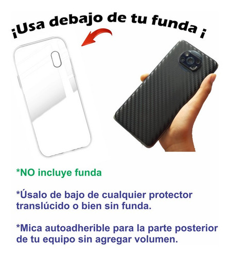 Mica Para Nubia Neo2 5g Tipo Fibra Carbono/no Cristal
