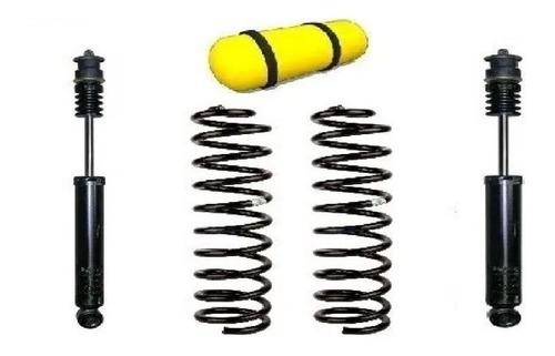 Kit Amortiguadores Y Espirales Traseros Gnc Vw Suran 2 Tubo