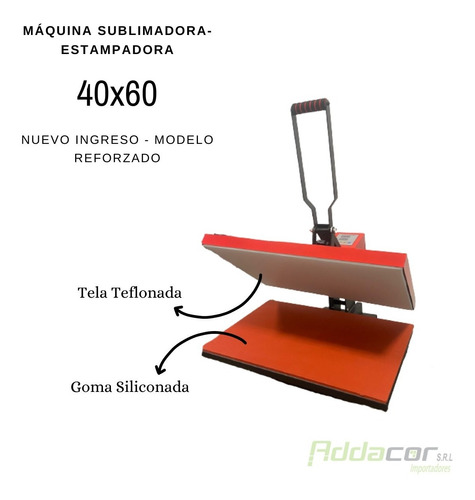 Maquina 40x60 Plana Estampadora Sublimación + Regalos