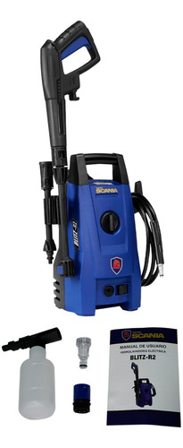 Hidrolavadora Eléctrica Scania 1450 Psi 1200w - Blitz-r2 Color Azul Marino