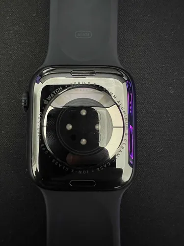 Apple Watch Series 7 (GPS, 45mm) - Caixa de alumínio azul - Pulseira  esportiva azul-abissal