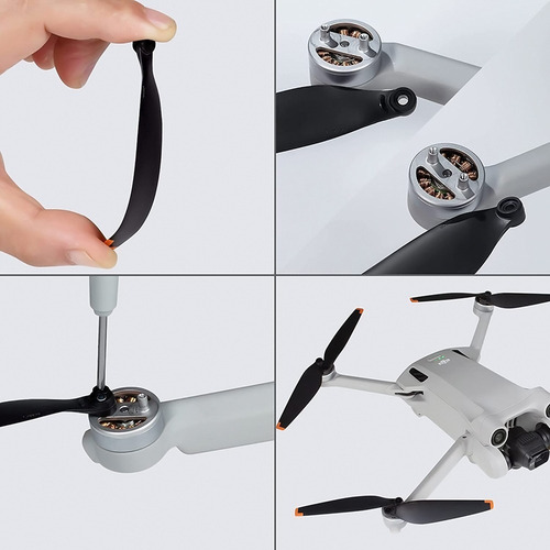 Kit 16 Hélices Para Los Drones Dji Mini 3 Pro Y Mini 4 Pro