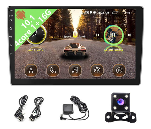 Android Doble Din Audio Estéreo Para Automóvil Hd 1080p 1080