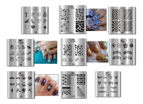 Placas E Carimbos De Unhas L - Grátis Carimbo De Unhas -