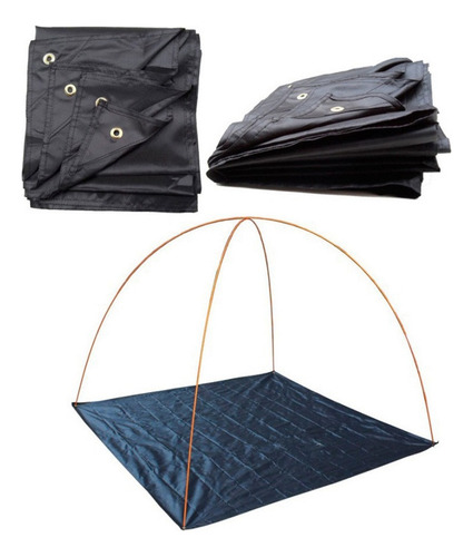 - Pesca Senderismo Camping Carpa Huella Lona Suelo 4 Persona