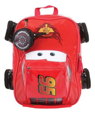 Mochila Escolar Cars 3d Mcqueen Gd 5bolso