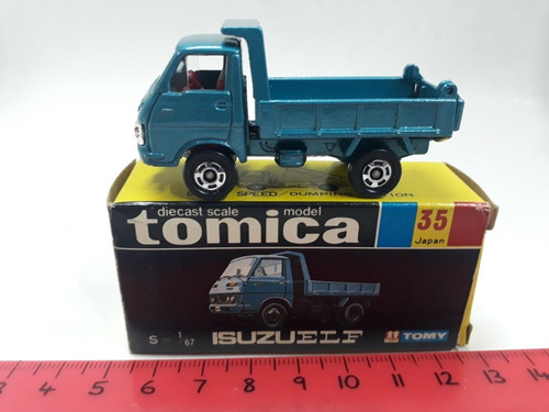 Tomica Japan N°35 Isuzu Elf Volcador 1/67 Con Caja Original