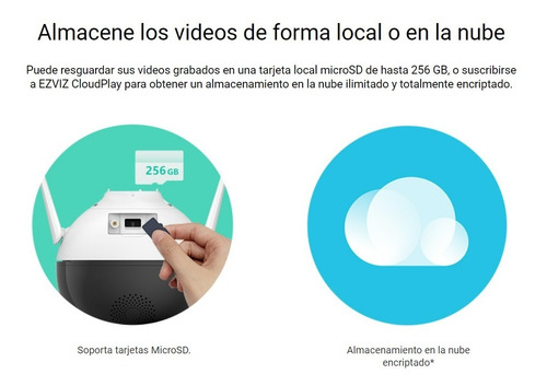 Imagen 9 de 9 de Camara Seguridad Ip Wifi 4mp Ezviz C8w Domo 2k Audio