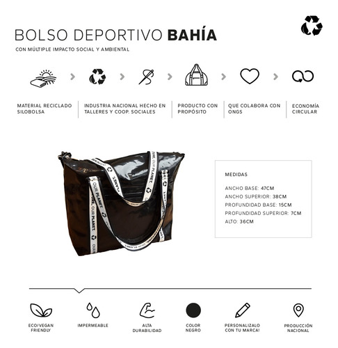 Imagen 3 de 10 de Bolso Deportivo Reforzado Impermeable Gimnasio Viajes Unisex