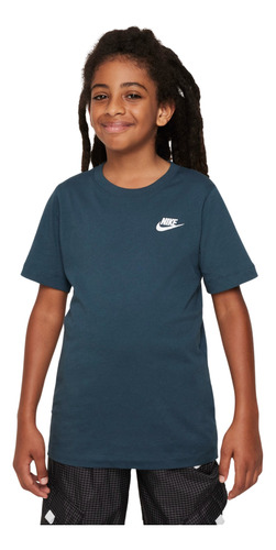 Polera Nike Sportswear Azul Niños