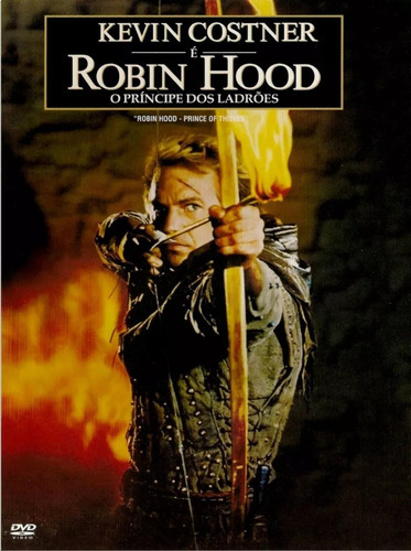 Dvd Robin Hood O Príncipe Dos Ladrões - Kevin Costner - Novo