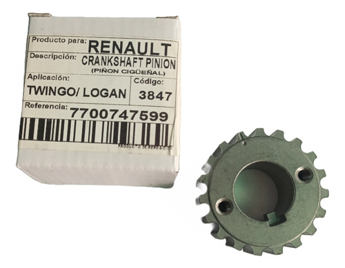 Piñon Cigueñal Renault Logan Symbol Twingo Energ Todo 8v R19