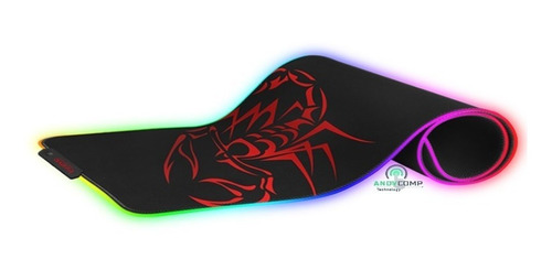 Imagen 2 de 5 de Mousepad Gamer Marvo Scorpion Mg010 Luces Rgb 80x31cm 2021