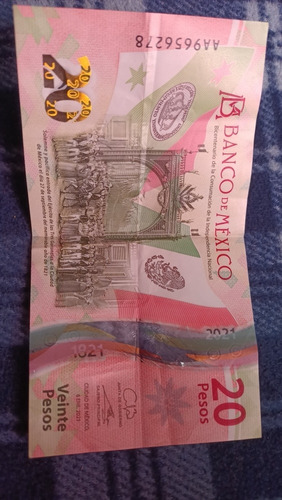 Billete Nuevo 20 Pesos