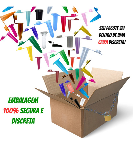 Microtubo 2,0ml Plus 1,0 Interno Incolor Com 500 Unidades