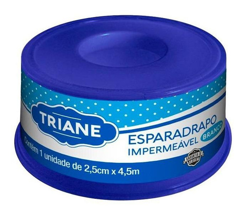 Esparadrapo Impermeável Triane Branco 2,5cm X 4,5m