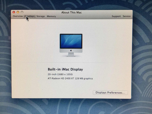 Imagen 5 de 10 de iMac 20 Pulgadas Core2duo Early 2008