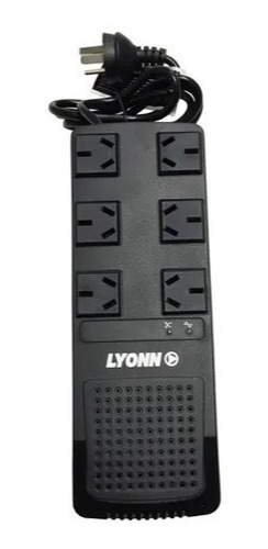 Imagen 2 de 6 de Estabilizador De Tension Lyonn Tca 1200w 1200va 6 Tomas