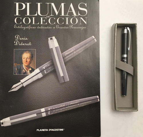 Plumas De Colección Denis Diderot Con Revista
