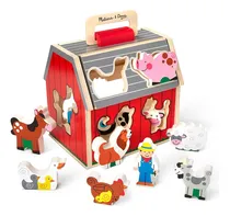 Comprar Wooden Play Barn Toy 10 Farm Toy Pieces
