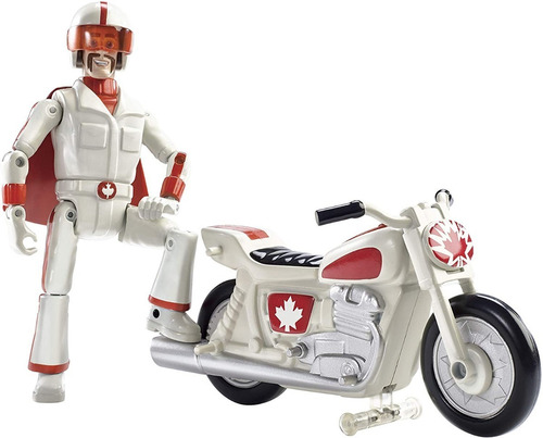 Imagen 3 de 5 de Figura Piloto De Acrobacias Duke Caboom Toy Story + Moto