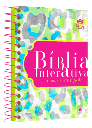 Bíblia Interativa - Estude, Medite e Anote: Modelo Origem - King James, de a Hagnos. Editora Hagnos, capa dura em português