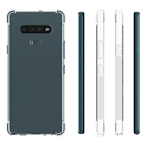 Funda Ustiya Para LG Stylo 6 Y LG K71 De Tpu Transparente Co