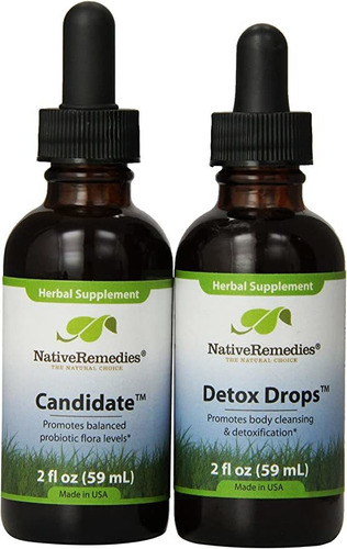 Native Remedies Candidate Y Detox Drops Combopack Un Paquet