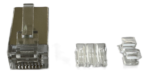 Conector Rj-45 Categoria 6a Metalico 10 Unid. Marca Powest